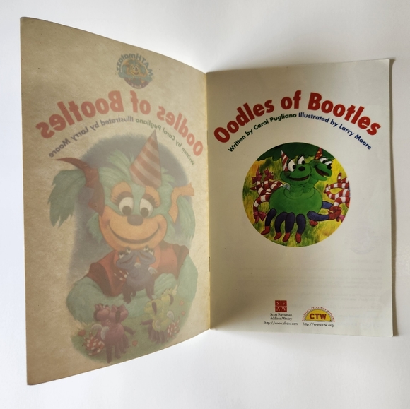 Oodles of Bootles 1998 Vintage Kids Math Book - Picture 2 of 5